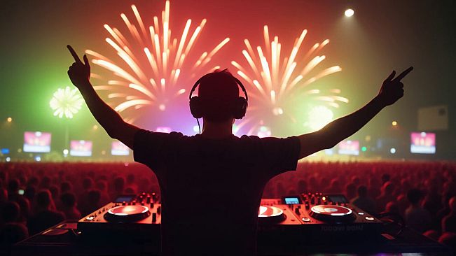 AI-VJ - New Year 2 Visuals