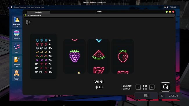 Late Night Gas Station