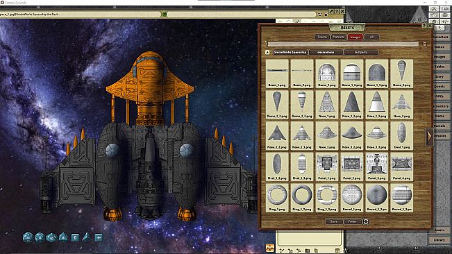 Fantasy Grounds - Fantasy Grounds Spaceship Art Pack