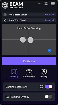 Beam Eye Tracker