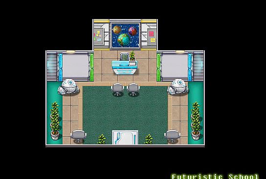 RPG Maker VX Ace - Futuristic School Tiles