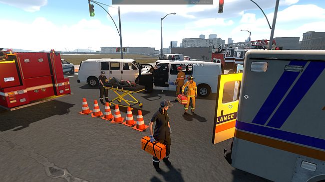 Flashing Lights - Police, Firefighting, Emergency Services (EMS) Simulator