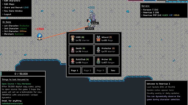 Adventure Land - The Code MMORPG