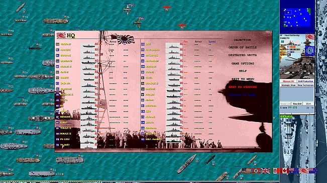 Battleships and Carriers - WW2 Battleship Game