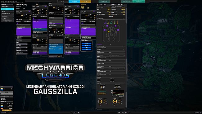 MechWarrior Online - Gausszilla Legendary Mech Pack
