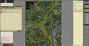 Fantasy Grounds - Pathfinder RPG - Pathfinder Flip-Mat - Classic Woodlands