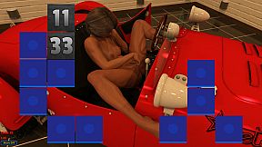 Sexy Memory Puzzle - Sports Car Girl