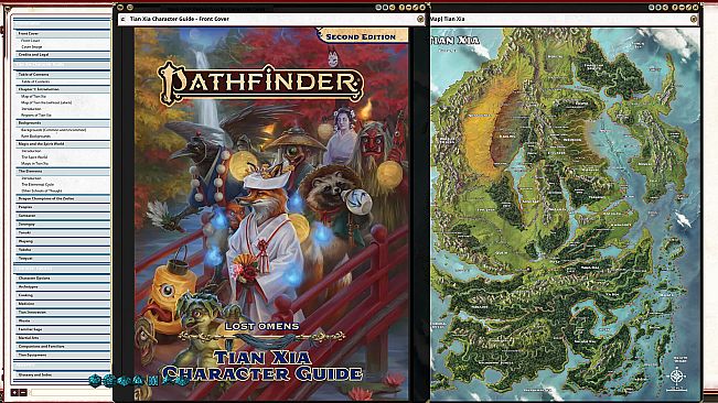 Fantasy Grounds - Pathfinder 2 RPG - Lost Omens: Tian Xia Character Guide