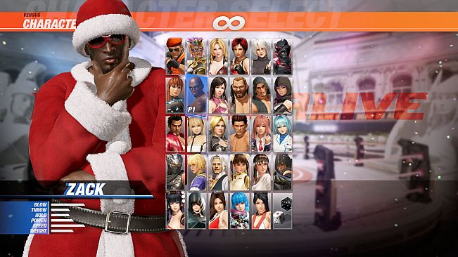 [Revival] DOA6 Santa's Helper Costume - Zack