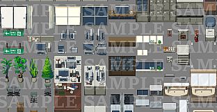 RPG Maker MZ - DorapixelMapChips - Modern JP Interiors