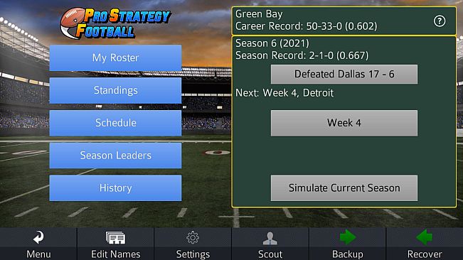 Pro Strategy Football 2016