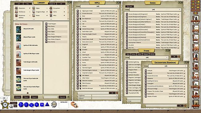 Fantasy Grounds - Savage Worlds Adventure Edition: MiniSettings (SWADE)