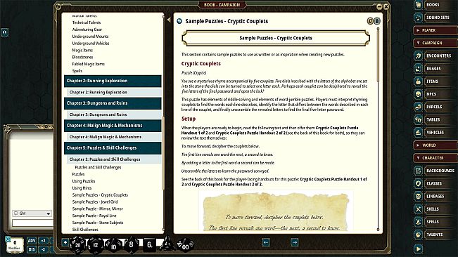 Fantasy Grounds - Campaign Builder: Dungeons & Ruins
