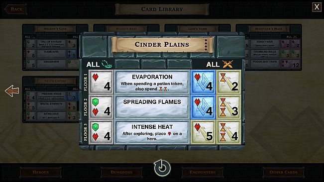 One Deck Dungeon - Cinder Plains