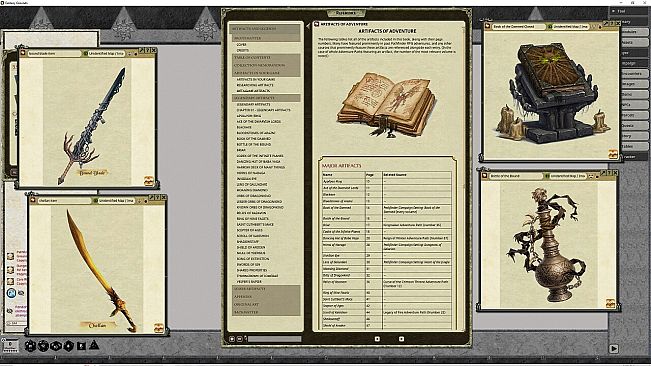 Fantasy Grounds - Pathfinder RPG - Campaign Setting: Artifacts & Legends