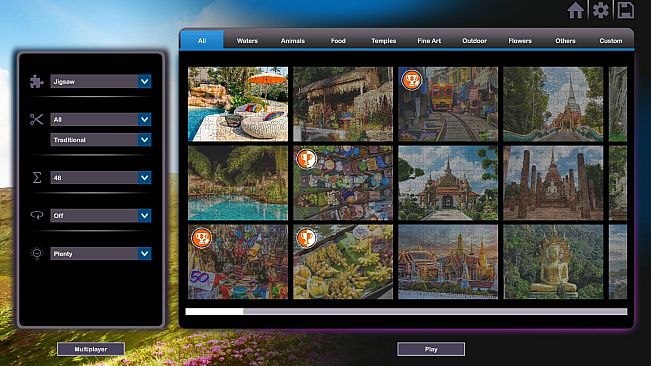 Let's Play Jigsaw Puzzles: Thailand and Cambodia