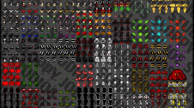 RPG Maker MV - Pixel Pack 2 Characters - Faces - Sideview Enemies