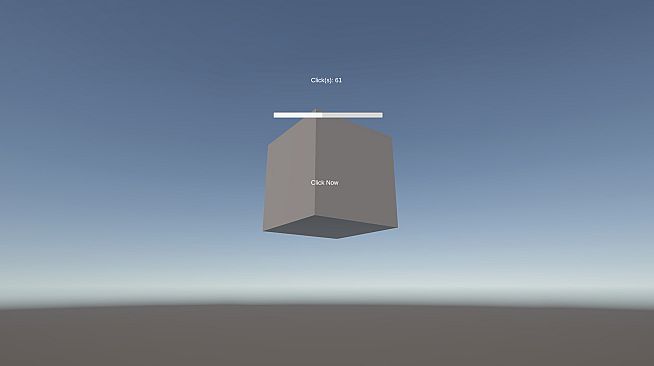 The game where you click on a cube