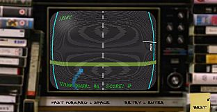 FIRST STEAM GAME VHS - COLOR RETRO RACER : MILES CHALLENGE