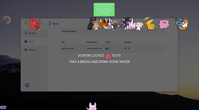 DPET : Desktop Pet Engine