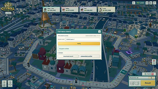 CityRoll: Property Board Game