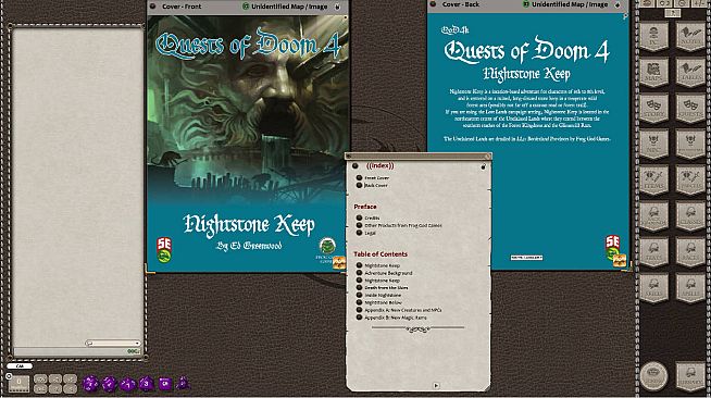 Fantasy Grounds - Quests of Doom 4: Nightstone Keep (5E)