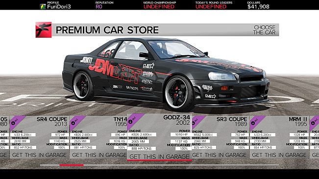 FURIDASHI - PREMIUM CARS PACK#1