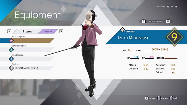 The Caligula Effect: Overdose - Casual Clothes Costume Set