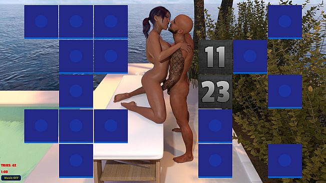 Sexy Memory Puzzle - Pool Massage