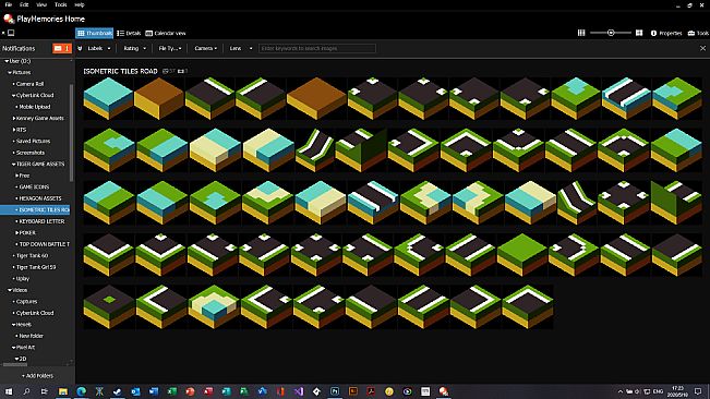 TIGER GAME ASSETS ISOMETRIC TILES ROAD