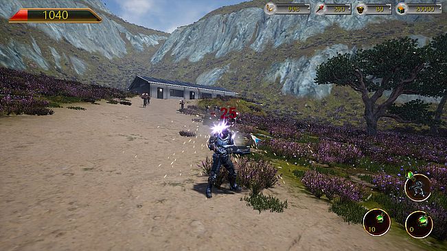 Gunshots in the barren hills