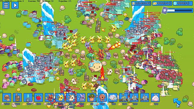 MILKY WAY TD SURVIVORS AUTOBATTLER