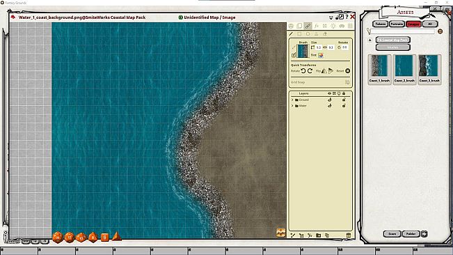 Fantasy Grounds - FG Coastal Map pack