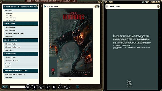 Fantasy Grounds - Tome of Horrors Instant Encounters Volume Five (5E)