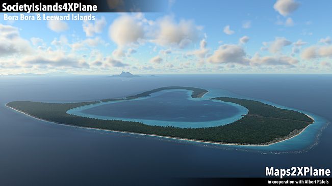 X-Plane 12 Add-on: Aerosoft - Society Islands XP - Bora Bora & Leeward Islands