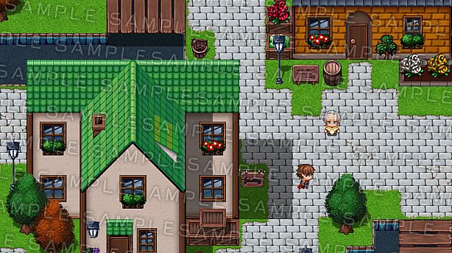 RPG Maker MV - Krachware Fantasy Town Exterior Tileset