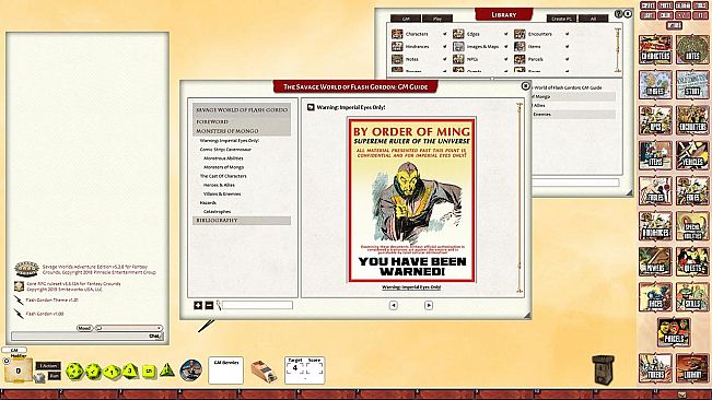 Fantasy Grounds - Flash Gordon RPG