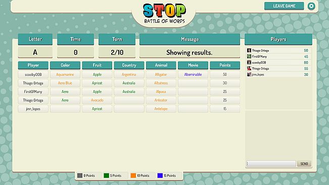 Stop Online - Battle of Words