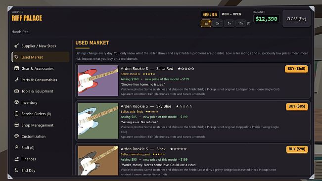 FRETWORK: Guitar Shop Simulator