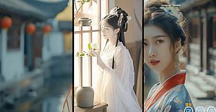 Ancient Style Girl Dynamic Jigsaw Puzzle