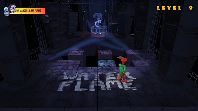 Dr. Mancell and Mr. Flame