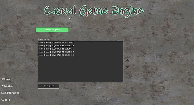 Casual Game Engine