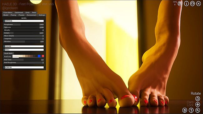 HAELE 3D - Feet Poses Pro - Drawing References