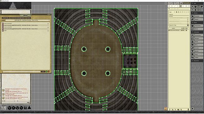 Fantasy Grounds - Pathfinder RPG - Pathfinder Flip-Mat - Classic Arena