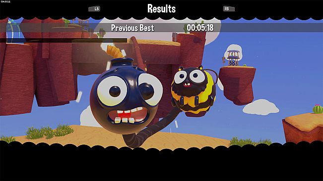 Fling to the Finish - Bomb Character