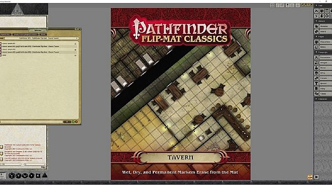 Fantasy Grounds - Pathfinder RPG - Pathfinder Flip-Map - Classic Tavern