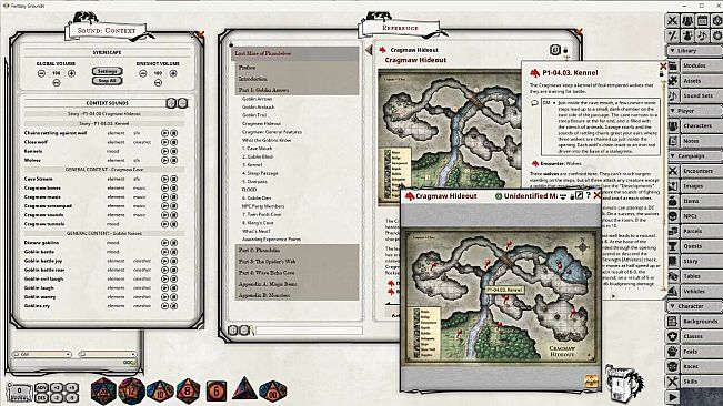 Fantasy Grounds - D&D Lost Mine of Phandelver - Syrinscape Sound Link Pack