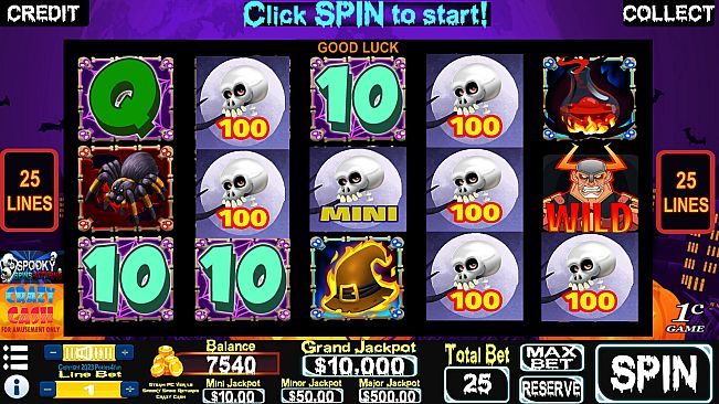 Spooky Spins Returns : Crazy Cash Edition - Slots