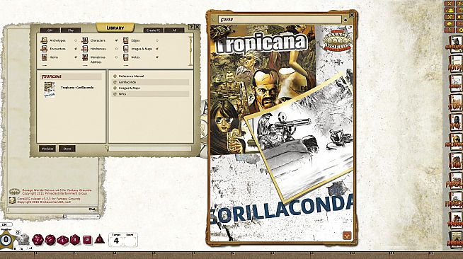 Fantasy Grounds - Tropicana: Gorillaconda (Savage Worlds)