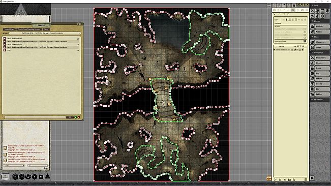 Fantasy Grounds - Pathfinder RPG - Pathfinder Flip-Mat - Classics Darklands